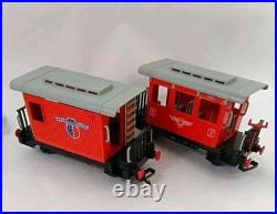 Vntg 1980 Playmobil Geobra Train Set-G Scale-LGB Steam Engine Cars Track