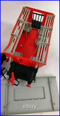 Vntg 1980 Playmobil Geobra Train Set-G Scale-LGB Steam Engine Cars Track