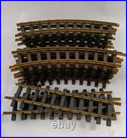 Vntg 1980 Playmobil Geobra Train Set-G Scale-LGB Steam Engine Cars Track