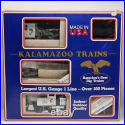 Vtg 1990s Kalamazoo Trains G Scale Ornament Express Train Set