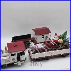 Vtg 1990s Kalamazoo Trains G Scale Ornament Express Train Set