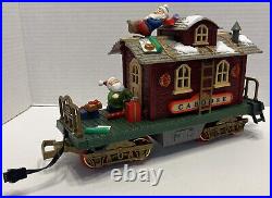 Vtg 1996 New Bright Santa's Village Express Animated Train Set 280 Christmas Wrx