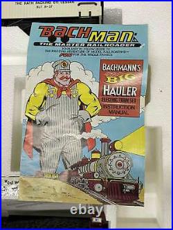 Vtg. Bachmann Big Hauler Super Chief G Scale Train Set Steam Locomotive + Cars