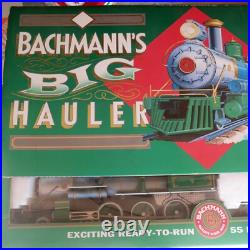 Vtg Bachmann Big Hauler Train Locomotive & Cars G scale Witho Track No. 90-0100