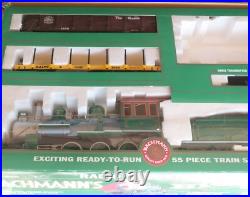 Vtg Bachmann Big Hauler Train Locomotive & Cars G scale Witho Track No. 90-0100