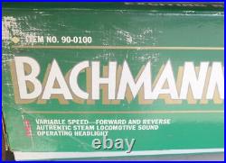 Vtg Bachmann Big Hauler Train Locomotive & Cars G scale Witho Track No. 90-0100