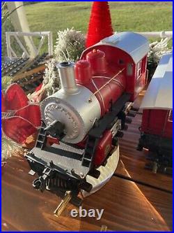 Vtg Lgb Christmas Train Set G Scale 20 Straight & 20 Curve Track Lots More Stuff