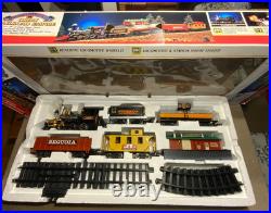 Vtg Timber Wolf & Redwood Great Railroad Empire Train Set New Bright #190 1995 G