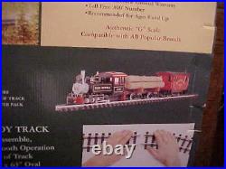 WONDERFUL, Bachmann Paul Bunyan Big Haulers G Scale Electric Train Set NEW NIB