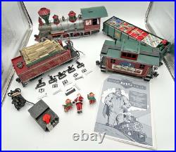 White Christmas Express Bachman G Scale Train Set No Track Not Tested EUC