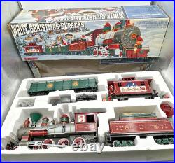White Christmas Express Bachman G Scale Train Set No Track Not Tested EUC