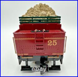 White Christmas Express Bachman G Scale Train Set No Track Not Tested EUC