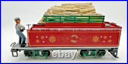 White Christmas Express Bachman G Scale Train Set No Track Not Tested EUC