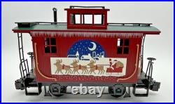 White Christmas Express Bachman G Scale Train Set No Track Not Tested EUC