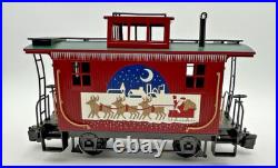 White Christmas Express Bachman G Scale Train Set No Track Not Tested EUC