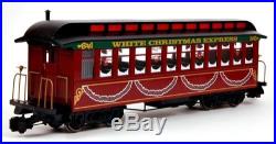 White Christmas Express Large Scale (G Scale) Electric Train Set Ready-to-Run