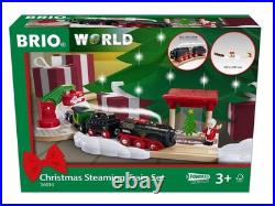 World Christmas Steaming Train Battery-Operated Train 27-Pc Motorized S World Christmas Steaming Train Battery-Operated Train 27-Pc Motorized S